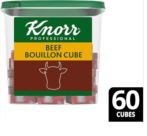 Knorr Beef Bouillon Cubes 60 X 450ml Premium Quality Flavor Enhancer