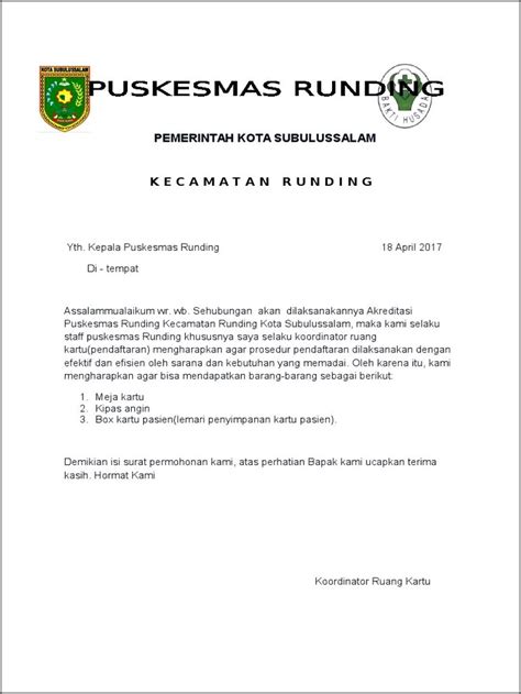 Contoh Surat Permohonan Klarifikasi Data Surat Permohonan Desain The