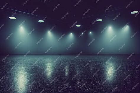 Premium Photo | Dark stage background as pattern and texture