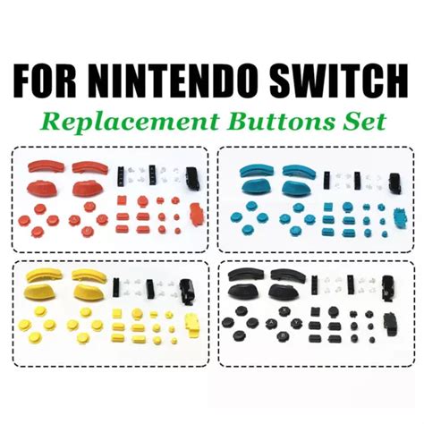 REPLACEMENT BUTTONS FULL Set For Nintendo Switch OLED Joy Con DIY