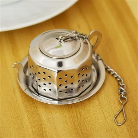 Aliexpress Buy Stainless Steel Loose Teapot Shape Tea Leaf