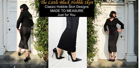 The Little Black Hobble Skirt