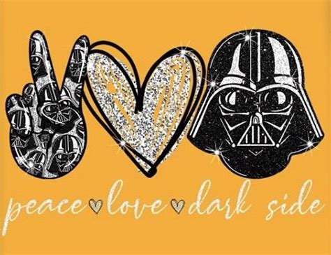 Pin By Janalyn Duersch On Star Wars Peace And Love Star Wars Dark Side