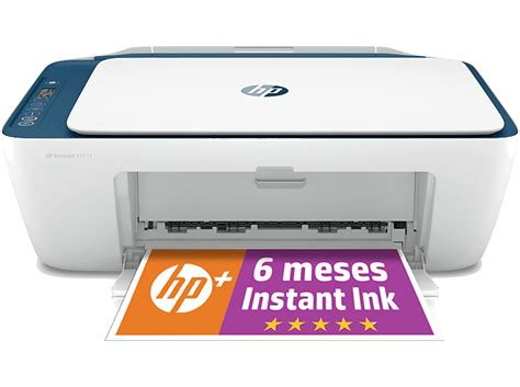 Impresora multifunción HP DeskJet 2721e WiFi USB color 6 meses de