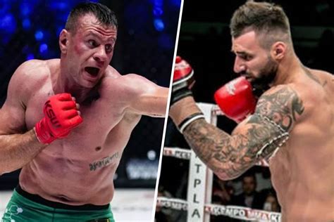 Arek Wrzosek Treft Kickboks Fenomeen Bogdan Stoica Tijdens XTB KSW