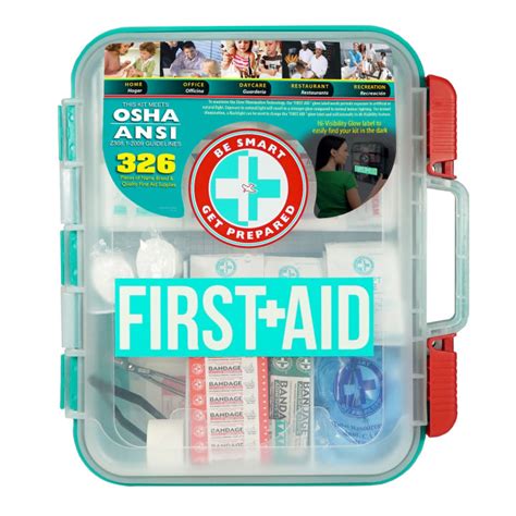 FIRST AID KIT OSHA ANSI First Aid Center Kit 326 Piece FOR 25