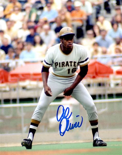 Autographed AL OLIVER 8X10 Photo Pittsburgh Pirates Main Line Autographs