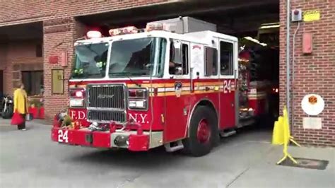 Everybody Goes Response Video As Fdny Engine 24 Fdny Tiller 5 And Fdny