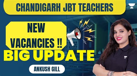 Chandigarh Jbt Teachers Vacancies Big Update Ankush Gill Youtube