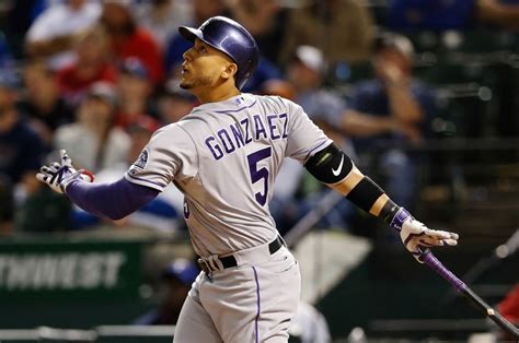 Rockies' Carlos Gonzalez expects to return on Sunday