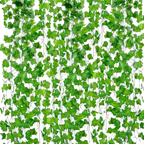 Branch Ft Artificial Ivy Silk Fake Hanging Vine Plant Leaves