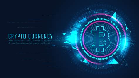 Bitcoin Cryptocurrency In Futuristic Graphic Vector Art At Vecteezy