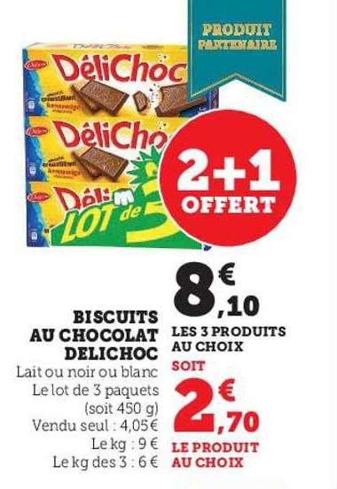 Promo Biscuits Au Chocolat Délichoc chez U Express iCatalogue fr