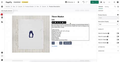 Shopify Product Description How To Create One With Pagefly