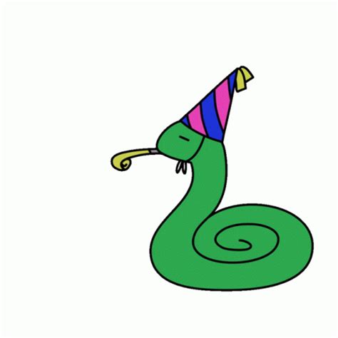 Birthday Snake Sticker - Birthday Snake - Discover & Share GIFs