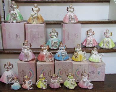 Josef Originals Birthday Girls Complete Set -- Antique Price Guide ...