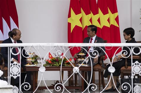 PRESIDEN JOKOWI MENERIMA KUNJUNGAN PRESIDEN VIETNAM ANTARA Foto