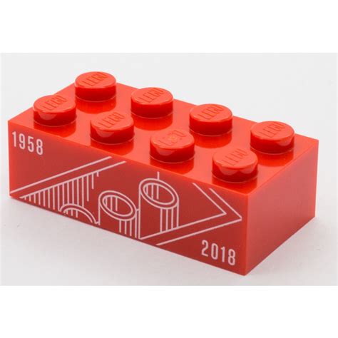 Lego Brick 2 X 4 With 1958 2018 3001 Brick Owl Lego Marketplace