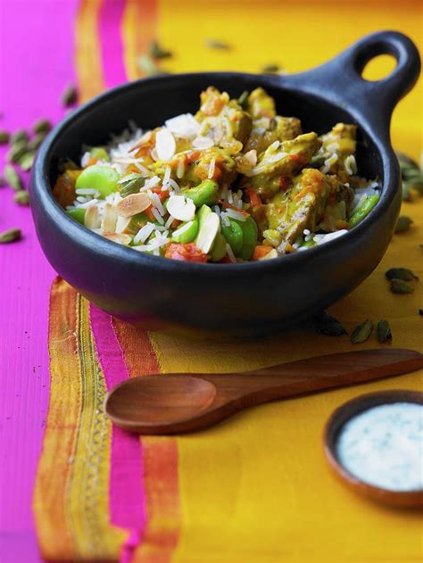 Lamb Biryani With Almonds And Broad Beans Photograph by Roulier-turiot ...