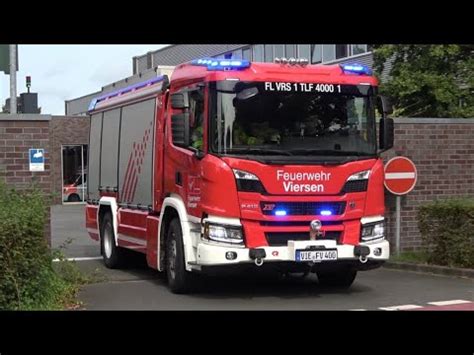 Neues Scania Tlf L Schzug Hauptamtliche Wache Feuerwehr Viersen