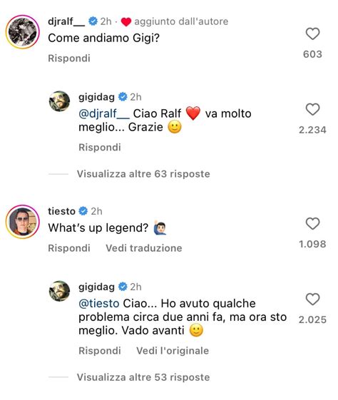 Gigi D Agostino Torna Sui Social E Parla Della Malattia Va Meglio