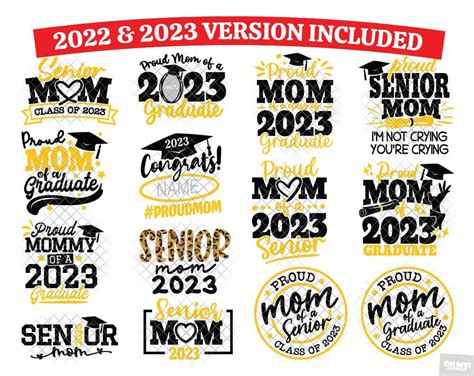 Proud Mom Of A Graduate Svg Sublimation Designs Bundle