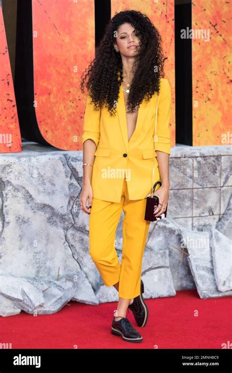 Vick Hope Poses For Photographers Upon Arrival At The Premiere Of The