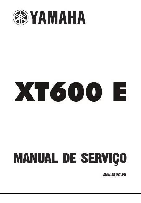 Manual De Servico Yamaha Xt E Mebuscar Brasil