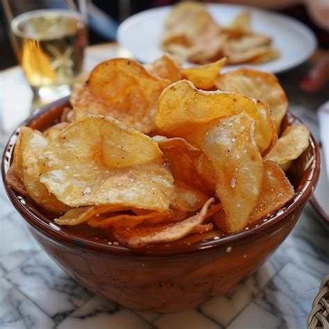 Premium Photo Potato Chips