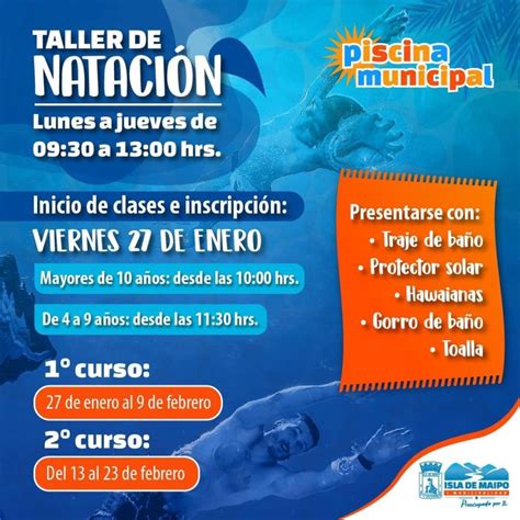 Este De Enero Comienz El Taller De Nataci N En Piscina Municipal