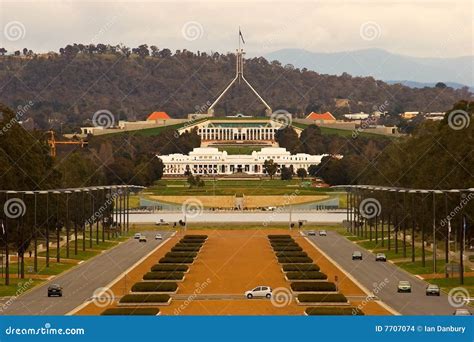 Canberra Parliament Building Stock Photo - Image of governing ...