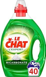 Le Chat L Expert Lessive Liquide Au Bicarbonate Lavages L