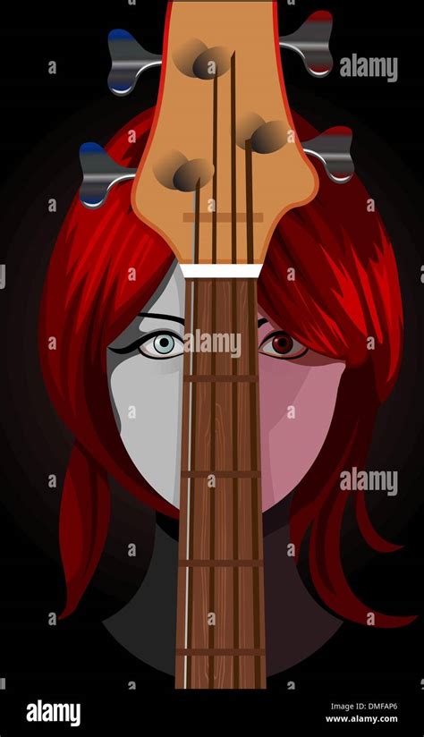 Femme Rousse Gothique Banque D Images Vectorielles Alamy