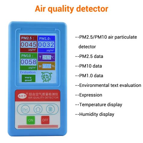 Br 8a Air Quality Monitor Tester Pm25 Detector Particle Dust Counter