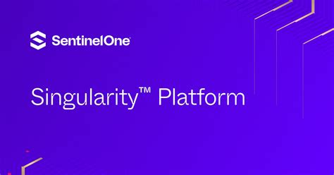 Singularity Xdr Ai Platform Sentinelone