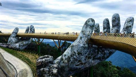 BANA HILLS GOLDEN BRIDGE - Travel Vietnam, Laos, Cambodia, Myanmar