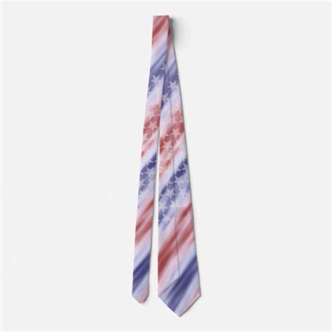 Stars And Stripes Mens Tie Zazzle
