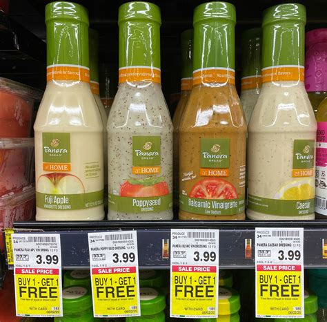 Panera Bread Refrigerated Salad Dressing Is Just 1 50 Each At Kroger Kroger Krazy