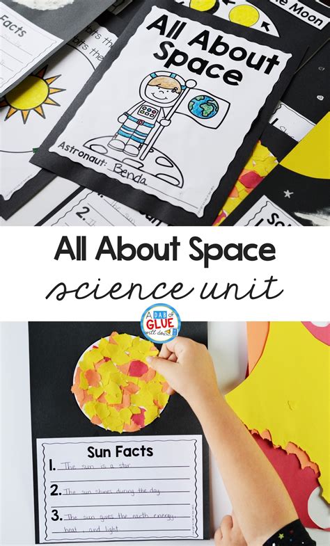 Space Science Lesson Unit - A Dab of Glue Will Do