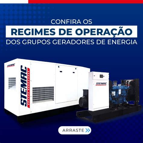 Confira Os Regimes De Operação Dos Grupos Geradores De Energia Blog