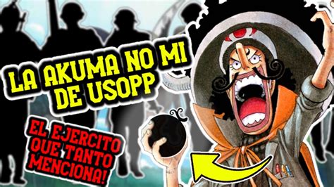 Usopp Comer La Akuma No Mi De Sus Sue Os La Fruta Del Ejercito De