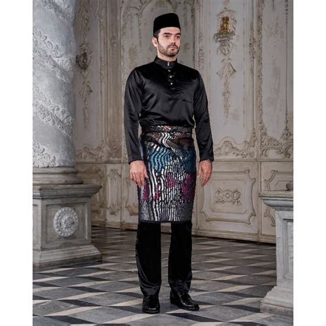 Baju Melayu Tailored Fit Hombre Raya Shopee Malaysia