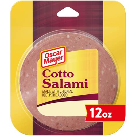 Amazon Oscar Mayer Cotto Salami Sliced Lunch Meat 16 Oz Package