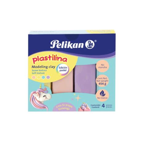 Plastilina Colores Pastel Pelikan X 1 Caja Con 4 Unidades Compre En