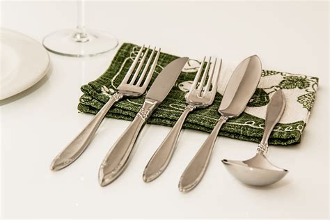 Free Images Table Fork Cutlery White Restaurant Celebration