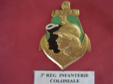 Insigne Militaire Regiment Infanterie Coloniale Eur 800 Picclick Fr