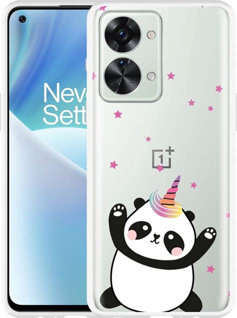 Cazy Hoesje Geschikt Voor OnePlus Nord 2T Pandicorn Bol