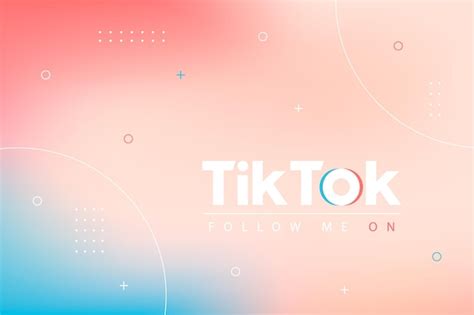 Premium Vector Tik Tok Abstract Background