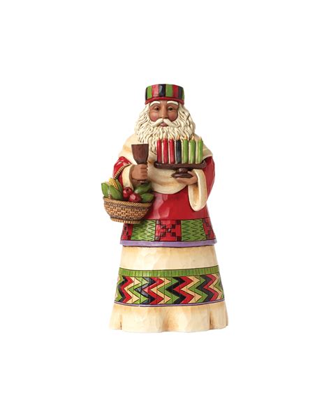 Jim Shore Enesco Jim Shore Heartwood Creek African Santa Stone Resin