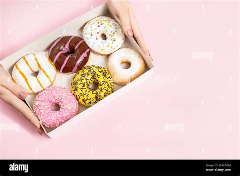 Pink Box Of Donuts